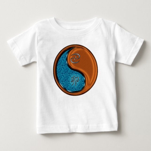 T-shirt Pour Bébé Cancer & Lapin de Bois (Devant)