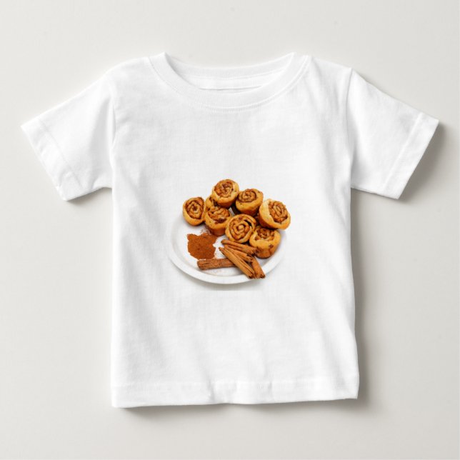T-shirt Pour Bébé Cannelle Rolls (Devant)