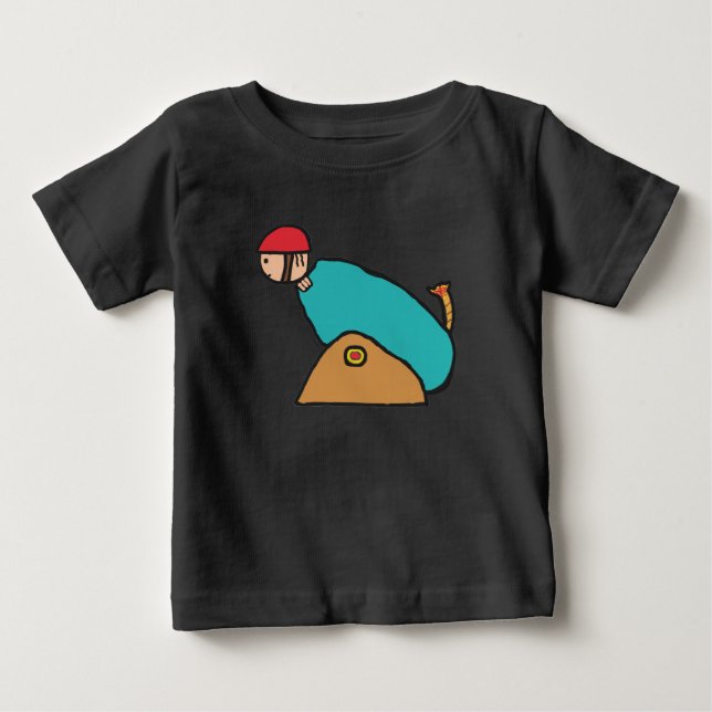 T-shirt Pour Bébé Cannonball humain (Devant)