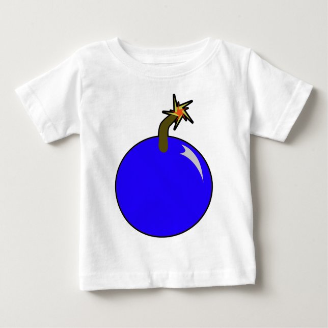 T-shirt Pour Bébé Cannonball Round Shot Bomb Cannon Ball Pirate (Devant)