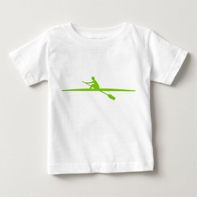 T-shirt Pour Bébé Canoë - Martian Green (Devant)