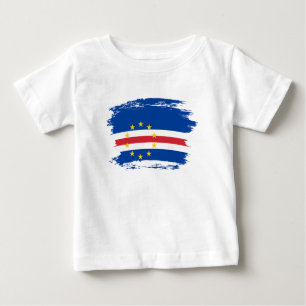 T-shirt Pour Bébé Cap Verde flag