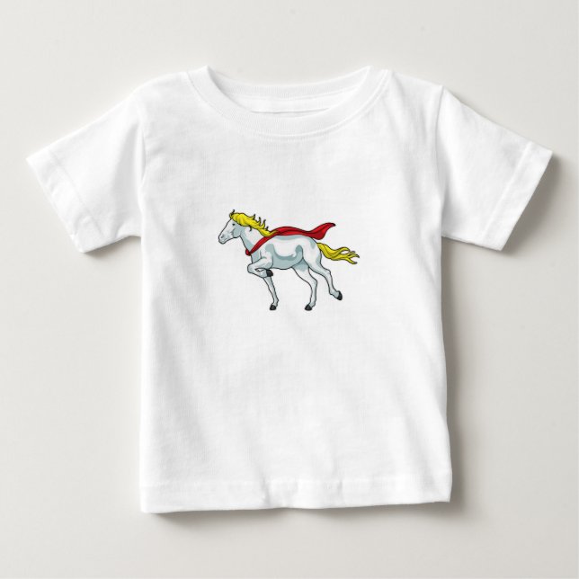 T-shirt Pour Bébé Cape de cheval (Devant)