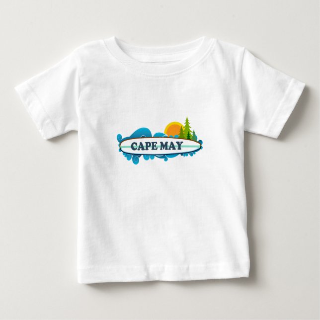 T-shirt Pour Bébé Cape May. (Devant)