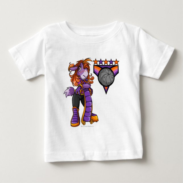 T-shirt Pour Bébé Capitaine 1 d'équipe de Kreludor (Devant)