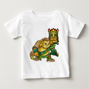 T-shirt Pour Bébé Capitaine 1 d'équipe d'île de mystère