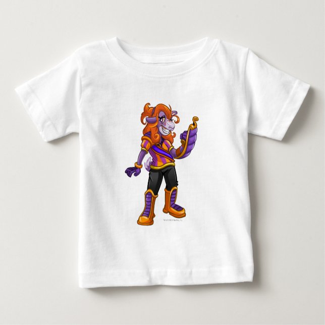 T-shirt Pour Bébé Capitaine 2 de l'équipe Kreludor (Devant)