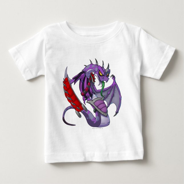 T-shirt Pour Bébé Capitaine 2 d'équipe de citadelle de Darigan (Devant)