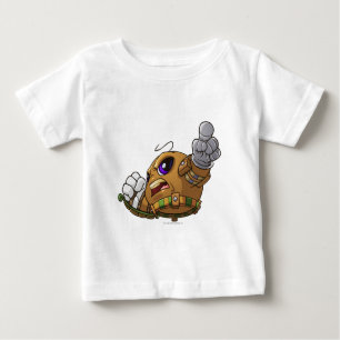 T-shirt Pour Bébé Capitaine 2 d'équipe de lac Kiko