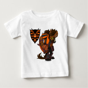 T-shirt Pour Bébé Capitaine hanté 1 d'équipe en bois