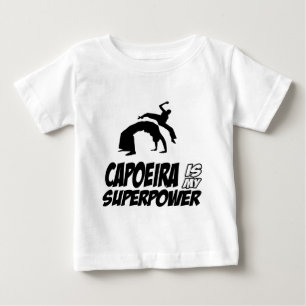 T-shirt Pour Bébé capoeira la ma superpuissance