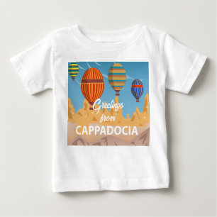 T-shirt Pour Bébé Cappadocia Turquie Travel Chemise de vacances