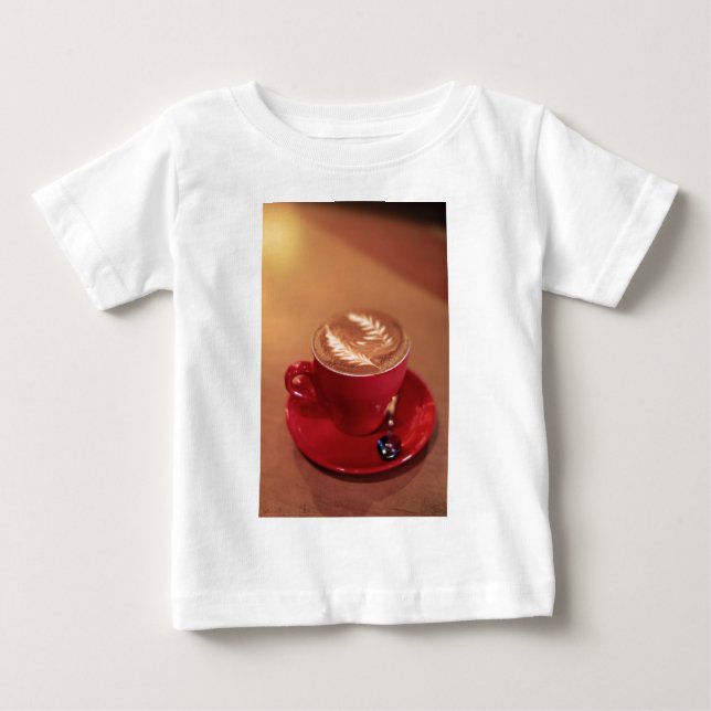 T-shirt Pour Bébé Cappucino Blank (Devant)