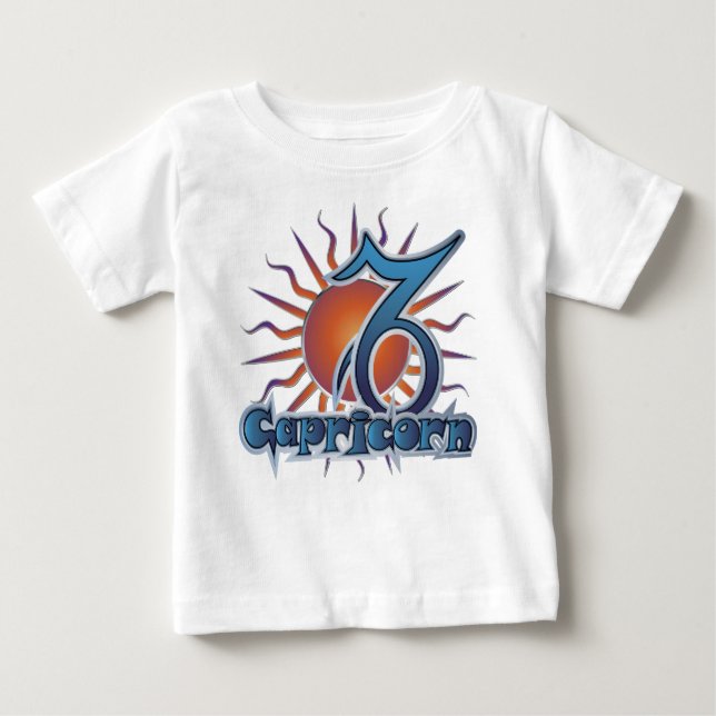 T-shirt Pour Bébé Capricorne (Devant)