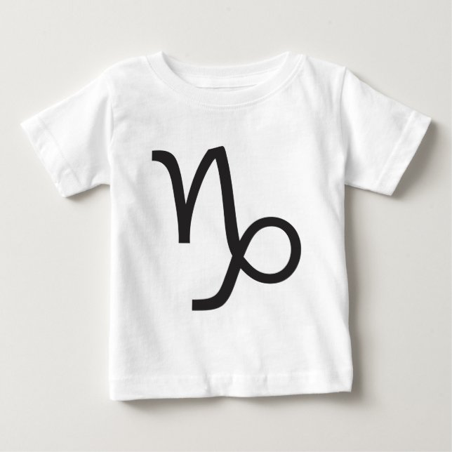 T-shirt Pour Bébé Capricorne (Devant)