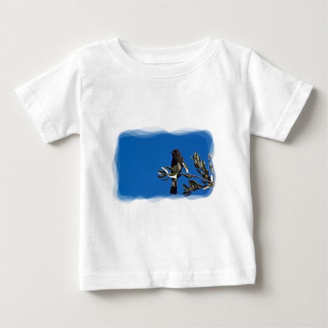 T-shirt Pour Bébé Capteur de vol (Devant)