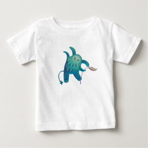 T-shirt Pour Bébé caractère de ressort mignon