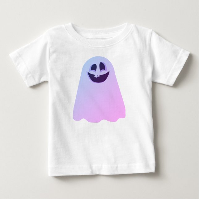 T-shirt Pour Bébé Caractère flottant fantôme Halloween (Devant)