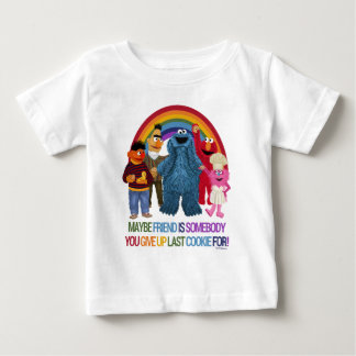 T-shirt Pour Bébé Caractères de rue Sésame | Citation d'amis
