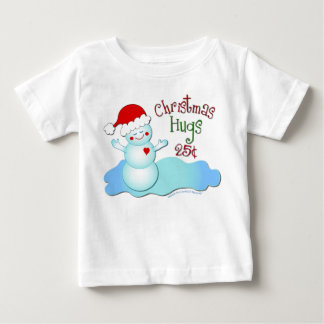 T-shirt Pour Bébé Carangs de Noël