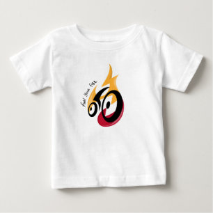 T-shirt Pour Bébé Carburez votre feu. motivation cycliste