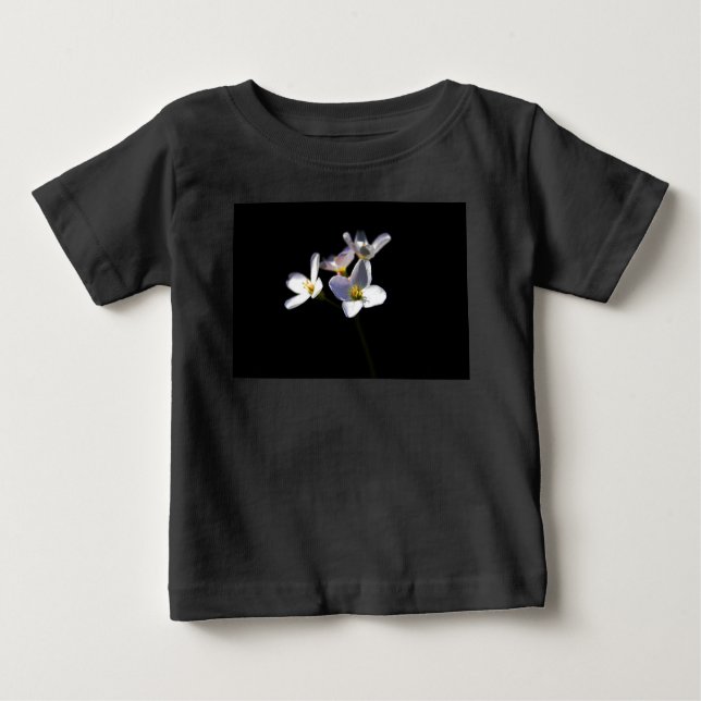 T-shirt Pour Bébé Cardamine Pratensis Fleurs iccna (Devant)