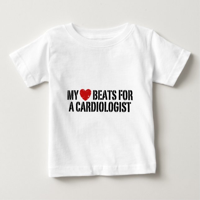 T-shirt Pour Bébé Cardiologue (Devant)