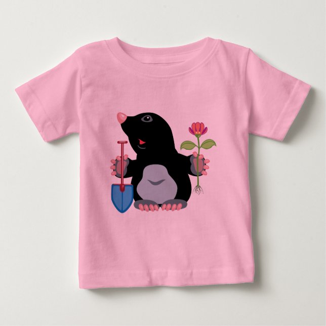 T-shirt Pour Bébé caricature (Devant)