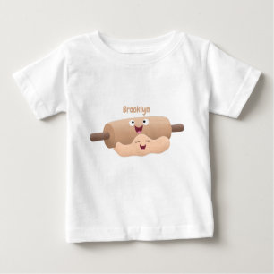 T-shirt Pour Bébé Caricature à pâte molle et à pâte molle