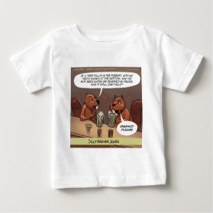 T-shirt Pour Bébé Caricature amusante du castor