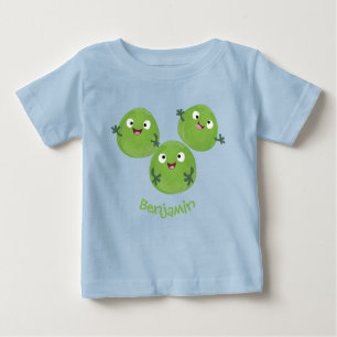 T-shirt Pour Bébé Caricature amusante sur les légumes de Bruxelles