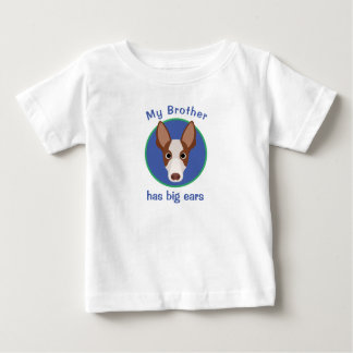 T-shirt Pour Bébé Caricature de chien de mignonne Podenco
