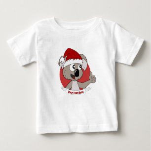 T-shirt Pour Bébé Caricature de koala de Noël
