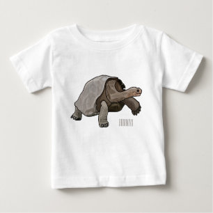 T-shirt Pour Bébé Caricature de la tortue des Galapagos