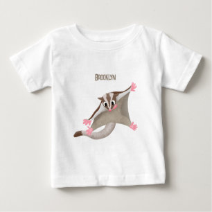 T-shirt Pour Bébé Caricature de planeur de sucre joyeux