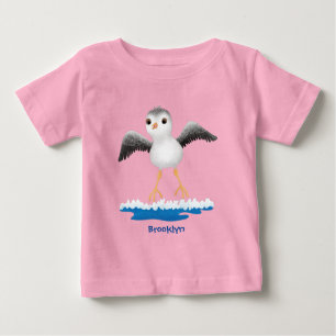 T-shirt Pour Bébé Caricature en bécasseau mignon