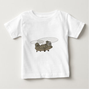 T-shirt Pour Bébé Caricature hélicoptère Chinook