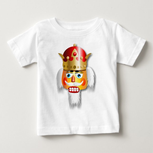 T-shirt Pour Bébé Caricature King Nutty Nutcracker (Devant)