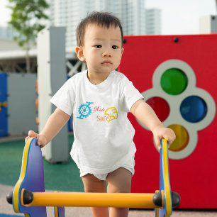 T-shirt Pour Bébé Caricature pour pédale de casque de vélo