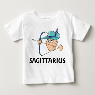 T-shirt Pour Bébé Caricature Sagittarius Archer