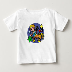 T-shirt Pour Bébé Caricature Sagittarius Archer Centaur