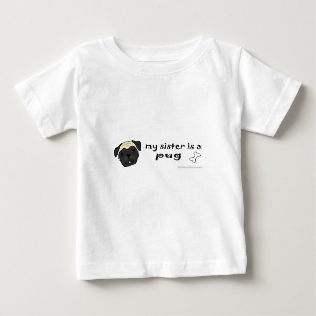 T-shirt Pour Bébé carlin - plus de races de chiens (Devant)