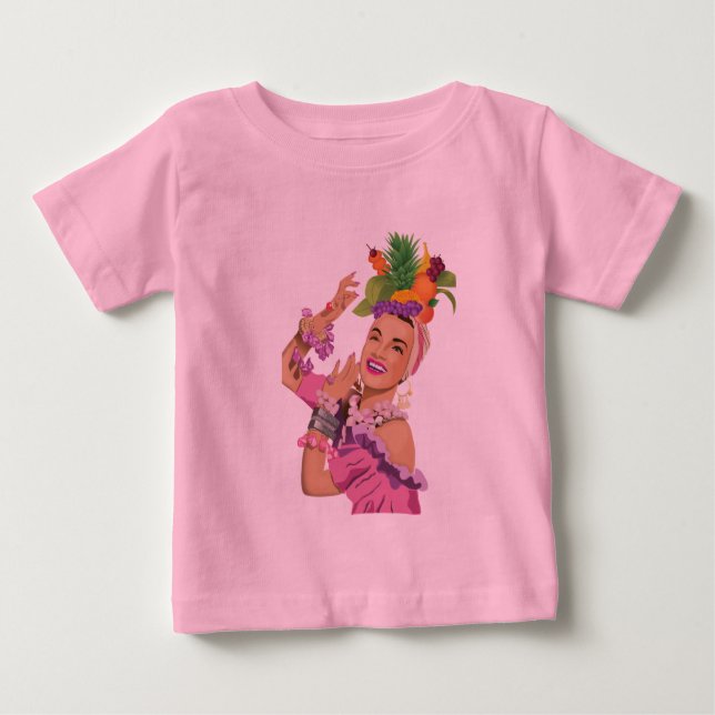 T-shirt Pour Bébé Carmen Miranda (Devant)