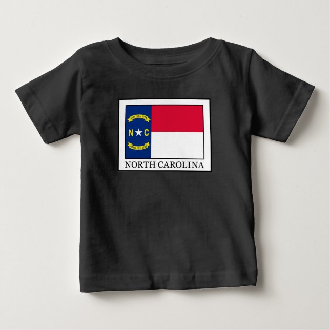 T-shirt Pour Bébé Caroline du Nord (Devant)