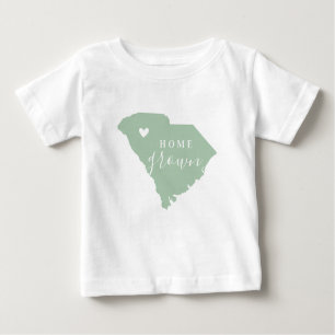 T-shirt Pour Bébé Caroline du Sud - Maison cultivée Etat des coule