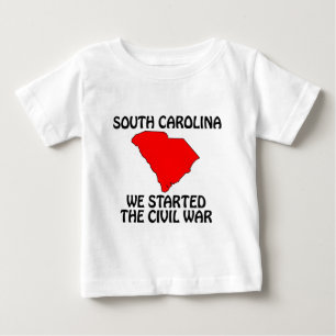 T-shirt Pour Bébé Caroline du Sud - Nous avons commencé la guerre de