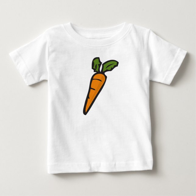 T-shirt Pour Bébé Carotte (Devant)