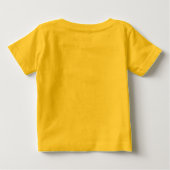 T-shirt Pour Bébé Carottes d'amour de pois, conception verte et (Dos)