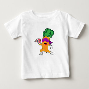 T-shirt Pour Bébé Carottes fléchettes