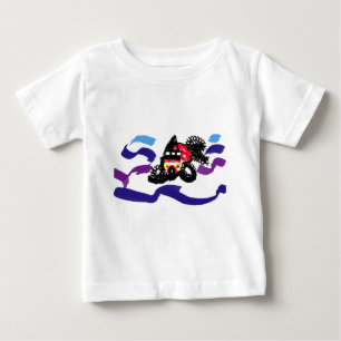 T-shirt Pour Bébé Carpe koï de joie